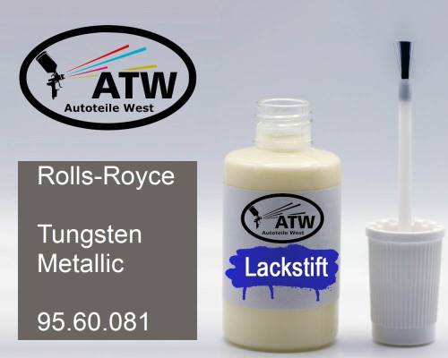 Rolls-Royce, Tungsten Metallic, 95.60.081: 20ml Lackstift, von ATW Autoteile West.
